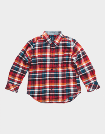 Multicolor Checked Flannel Shirt